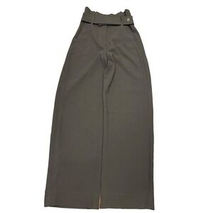 babaton dress pants black size 2 pleated high waist pockets comes with a belt